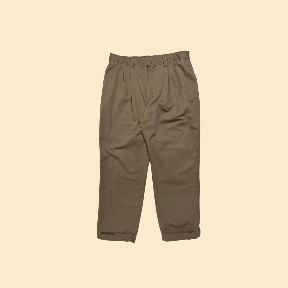 90s/Y2K mens 36x29 trousers, Lee Performance Khakis vintage size 36x29 pants